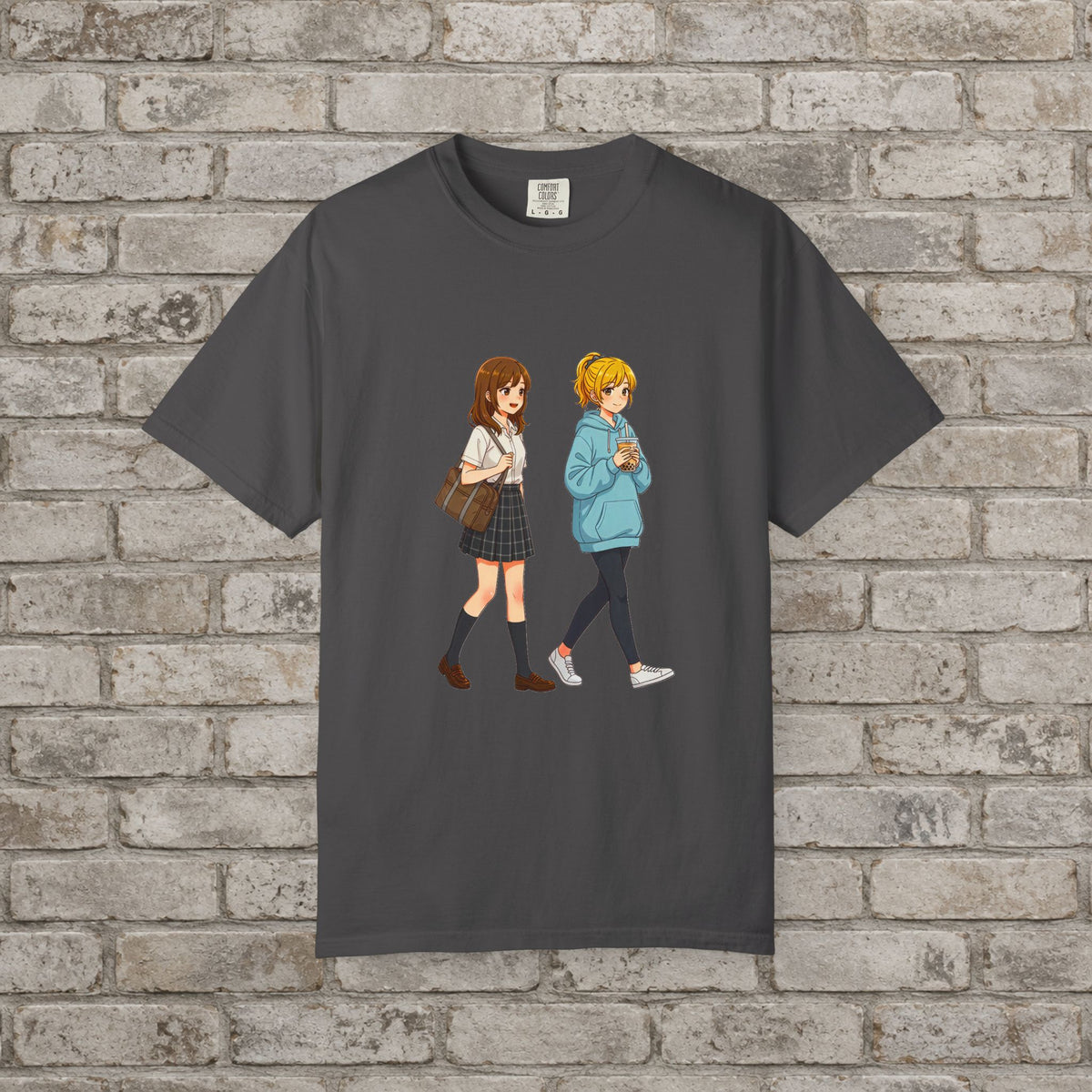 School Friends Anime T-Shirt Cozy Slice of Life Graphic Tee