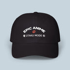 Epic Anime Otaku Mode Dad Hat Japanese Streetwear Cap Embroidered Techwear Aesthetic Gift for Anime Fans and Collectors