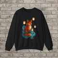 Lantern Fox: Cozy Anime Sweatshirt