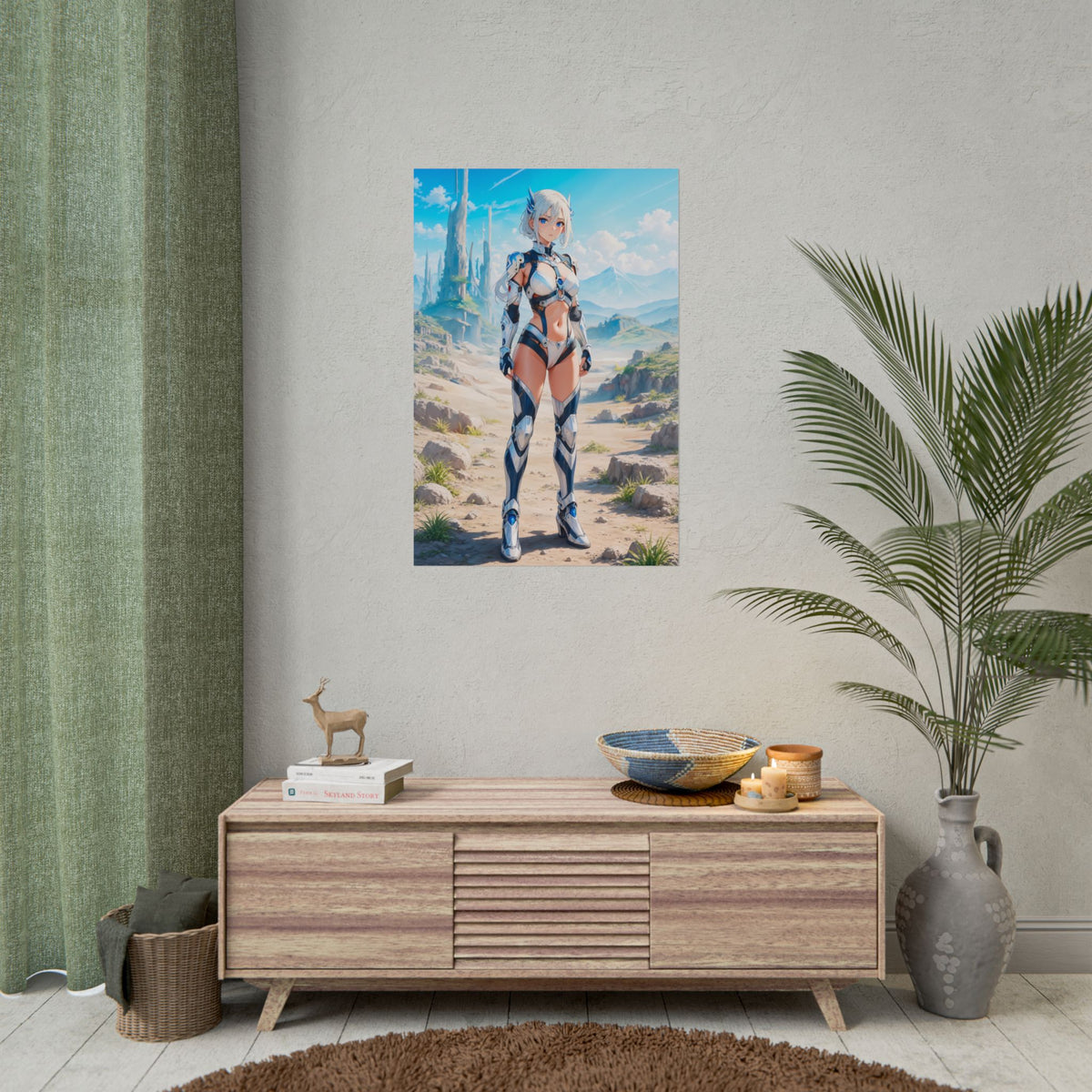 Silver Vanguard Anime Sci-Fi Poster