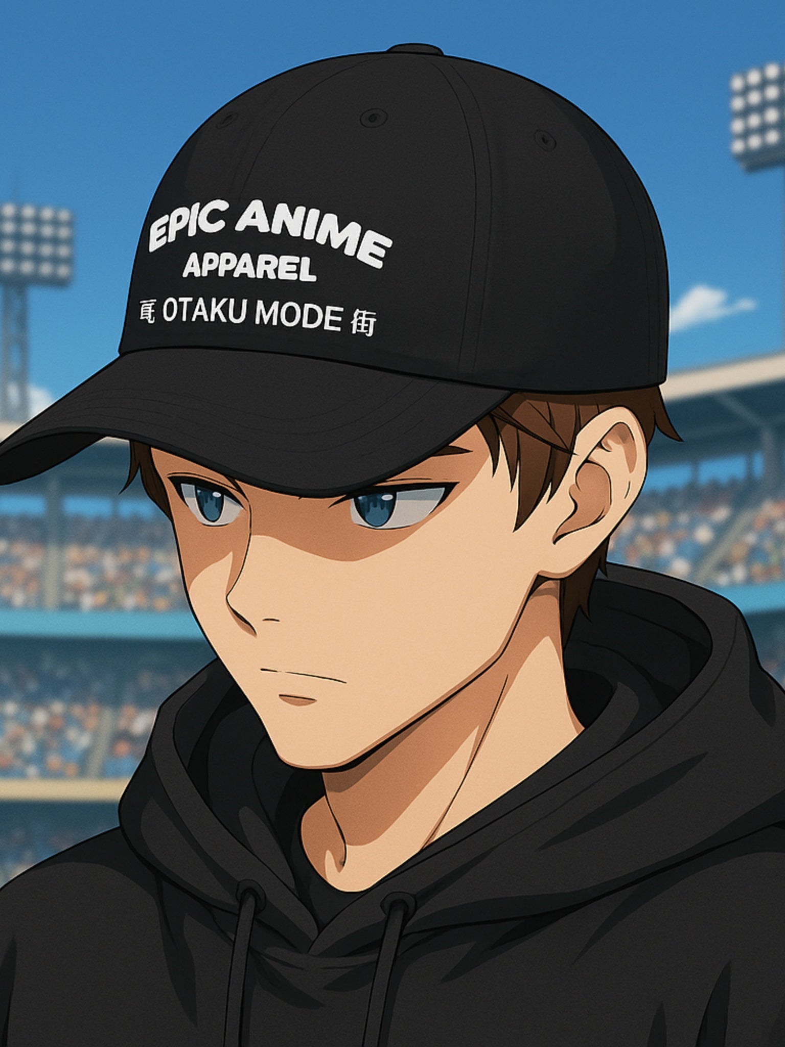 Anime Baseball Cap Otaku Mode Dad Hat Embroidered Streetwear Gift for Anime Fans and Gamers