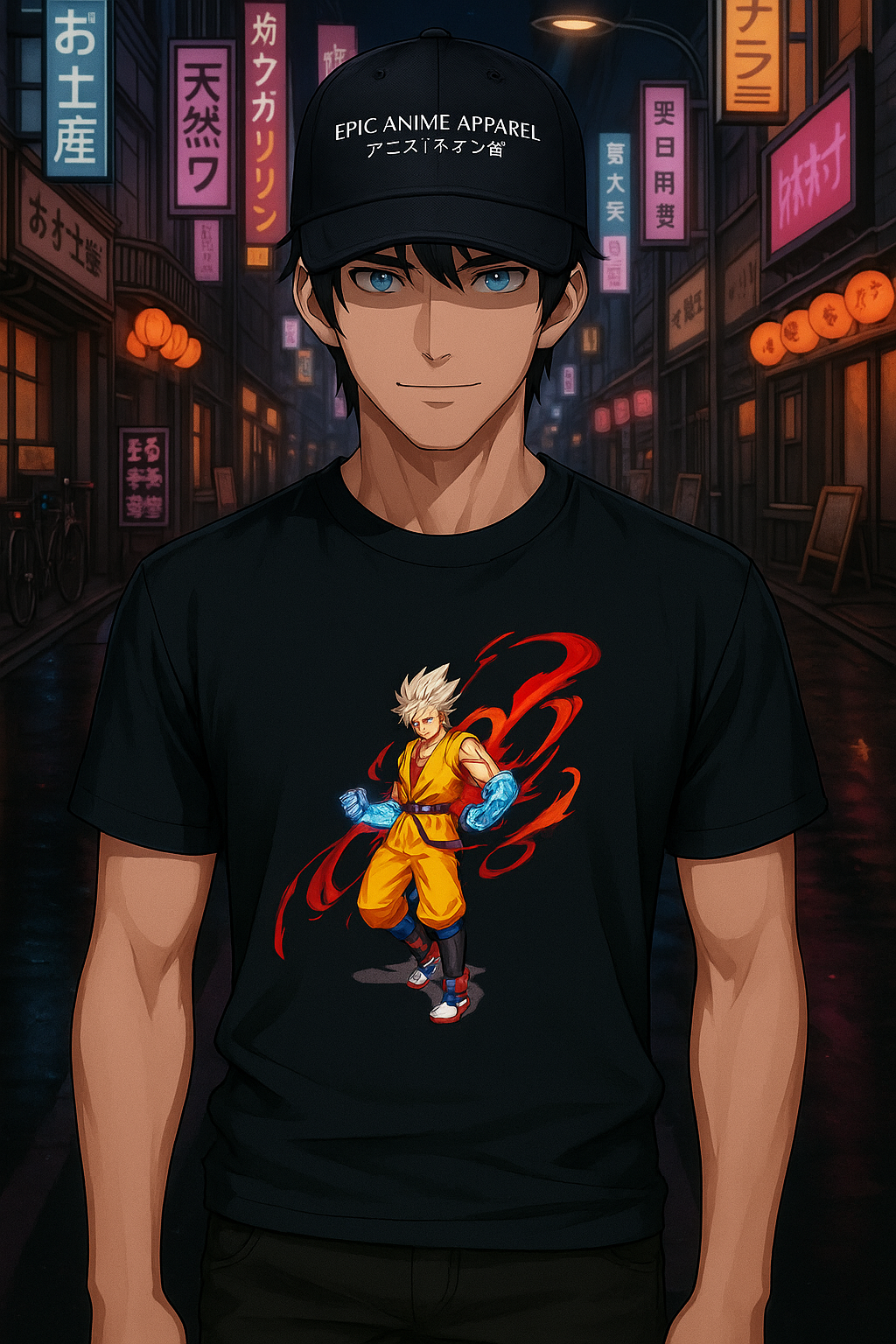 Anime Dad Hat Epic Anime Apparel Japanese Streetwear Embroidered Baseball Cap Gift for Anime Fans and Gamers