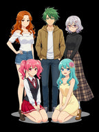 Anime Girl Group Tote Bag – Otaku Merch for Fans & Collectors