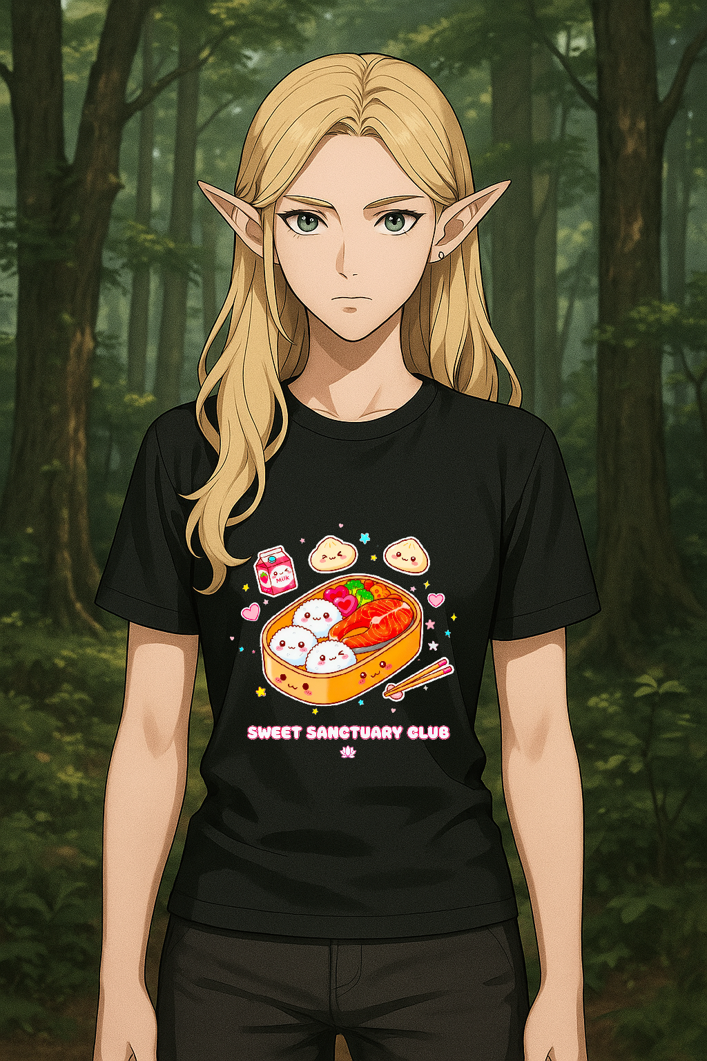 Sweet Sanctuary Club Bento Kawaii T‑Shirt