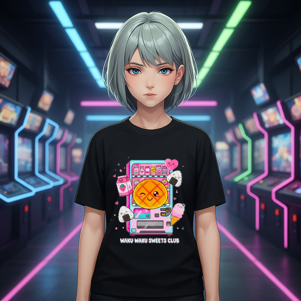 Waku Waku Sweets Club Kawaii Vending Machine T-Shirt
