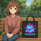 Arcane Blob Anime Tote Bag Cute Slime Familiar Fantasy Gamer Tote