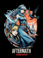 Aftermath Cyber Witch T Shirt Anime Fantasy Streetwear Dark Hero Graphic Tee