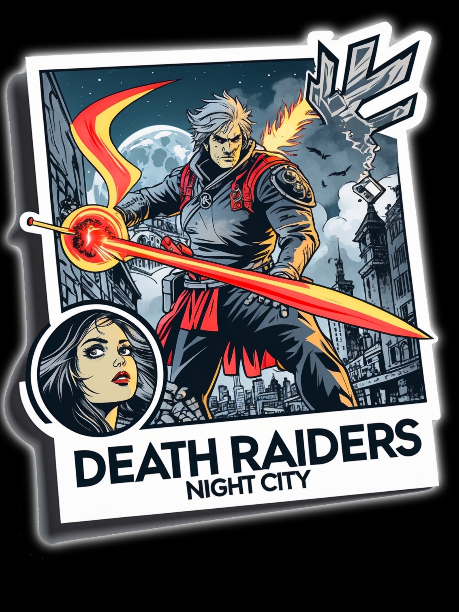 Death Raiders Anime T Shirt  Raider Streetwear Graphic Tee