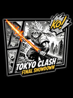 Tokyo Clash Anime T Shirt Urban Samurai Streetwear Japanese Anime Graphic Tee