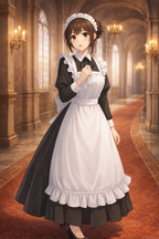 Lyria Venn Poster Anime Maid Wall Art Cozy Fantasy Castle Aesthetic Elegant Slice of Life Decor Gift for Anime Lovers