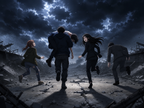 The Last Player: "Night Run" Anime Survival Thriller Poster