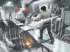 The Last Player: "The Blind Route" Anime Survival Thriller Poster