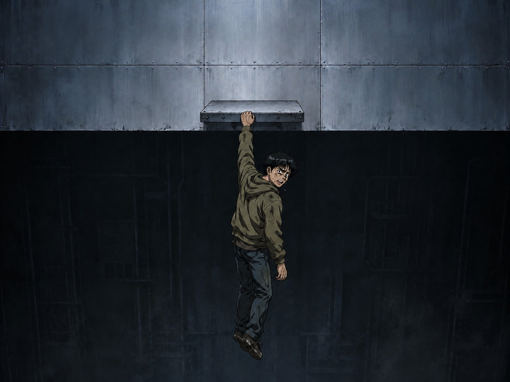 The Last Player: "The Hot Potato" Anime Survival Thriller Poster