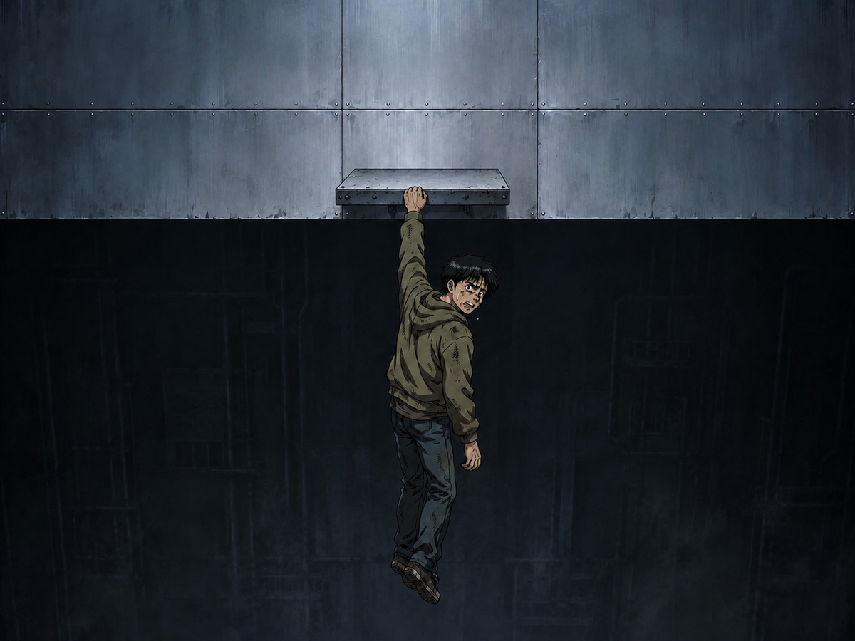 The Last Player: "The Hot Potato" Anime Survival Thriller Poster