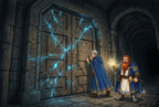 The Ballad of the First Party: "The Final Door Waits" Fantasy Anime Adventure Poster