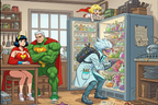 Hyperforce 3000: “The Fridge Arc” Anime Superhero Comedy Poster