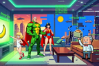 Hyperforce 3000: “The 16 Bit Takeover” Anime Superhero Poster