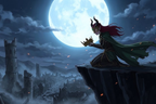 The Horned Queen Dark Fantasy Anime Poster