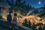 The Summer Festival Promise Anime Slice of Life Poster