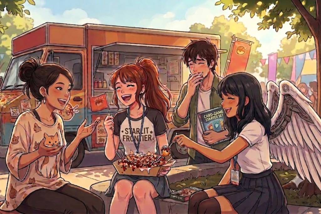 Our First Anime Con Anime Slice of Life Convention Poster