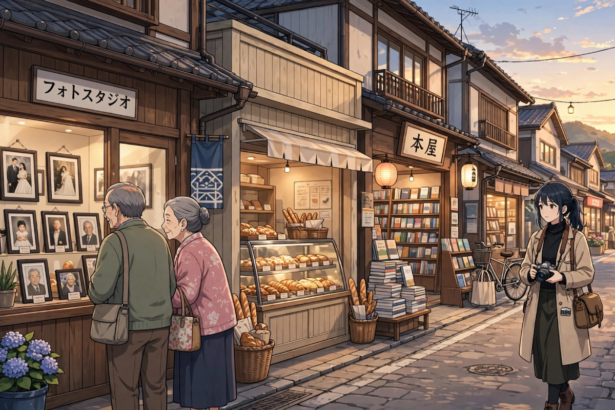 One More Picture Anime Slice of Life Neighborhood Poster