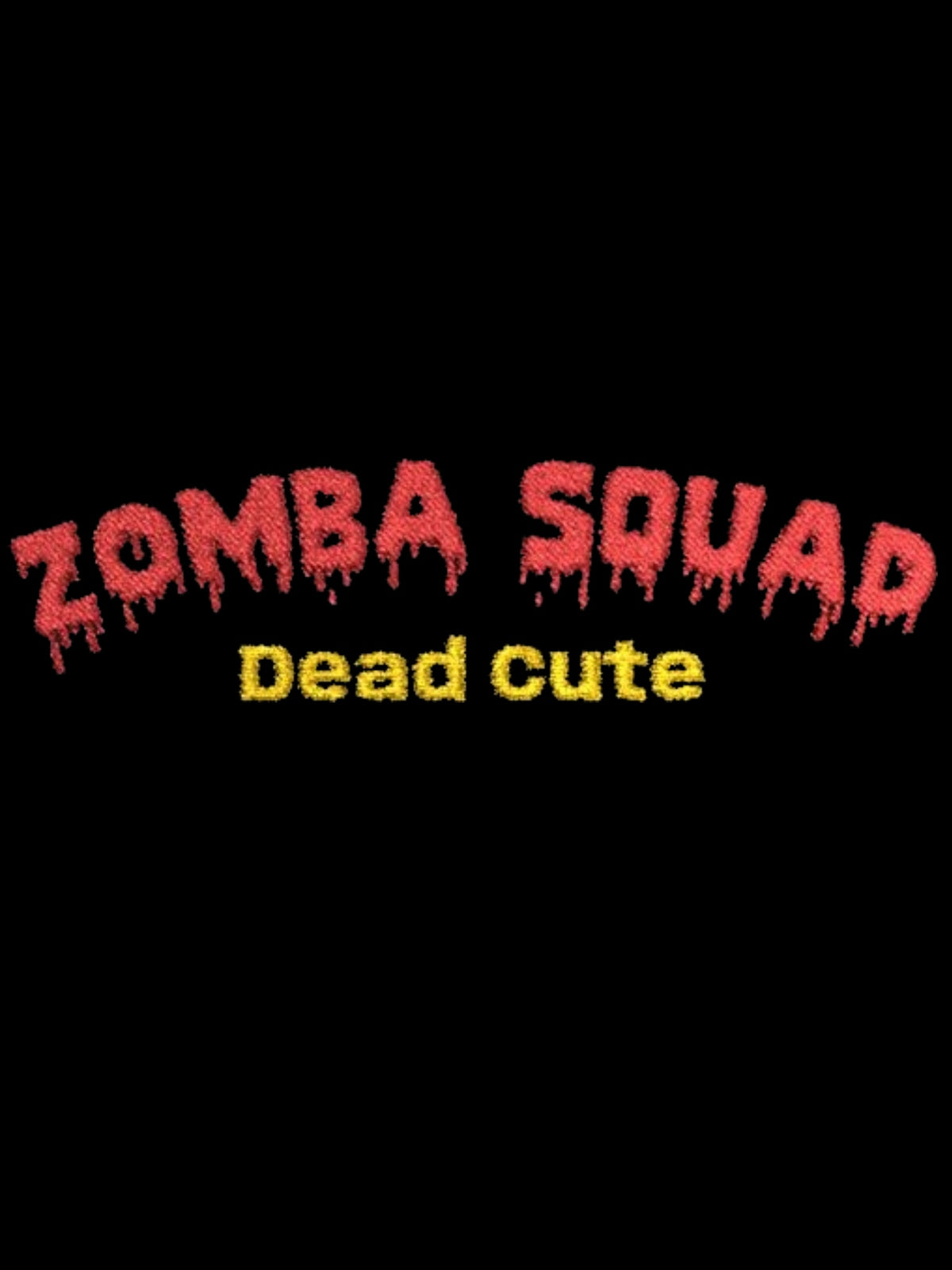 ZOMBA SQUAD “Dead Cute” Embroidered T-Shirt