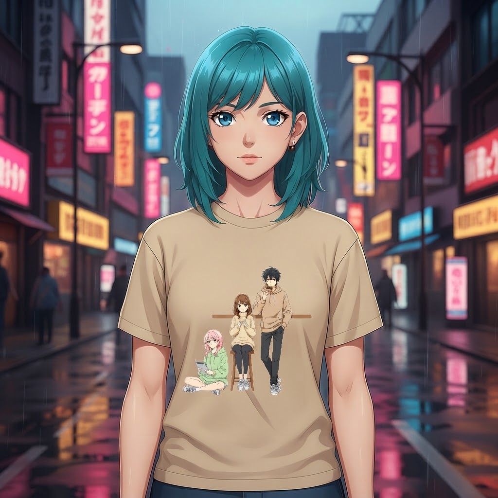 Everyday Moments: Anime Friends T-Shirt
