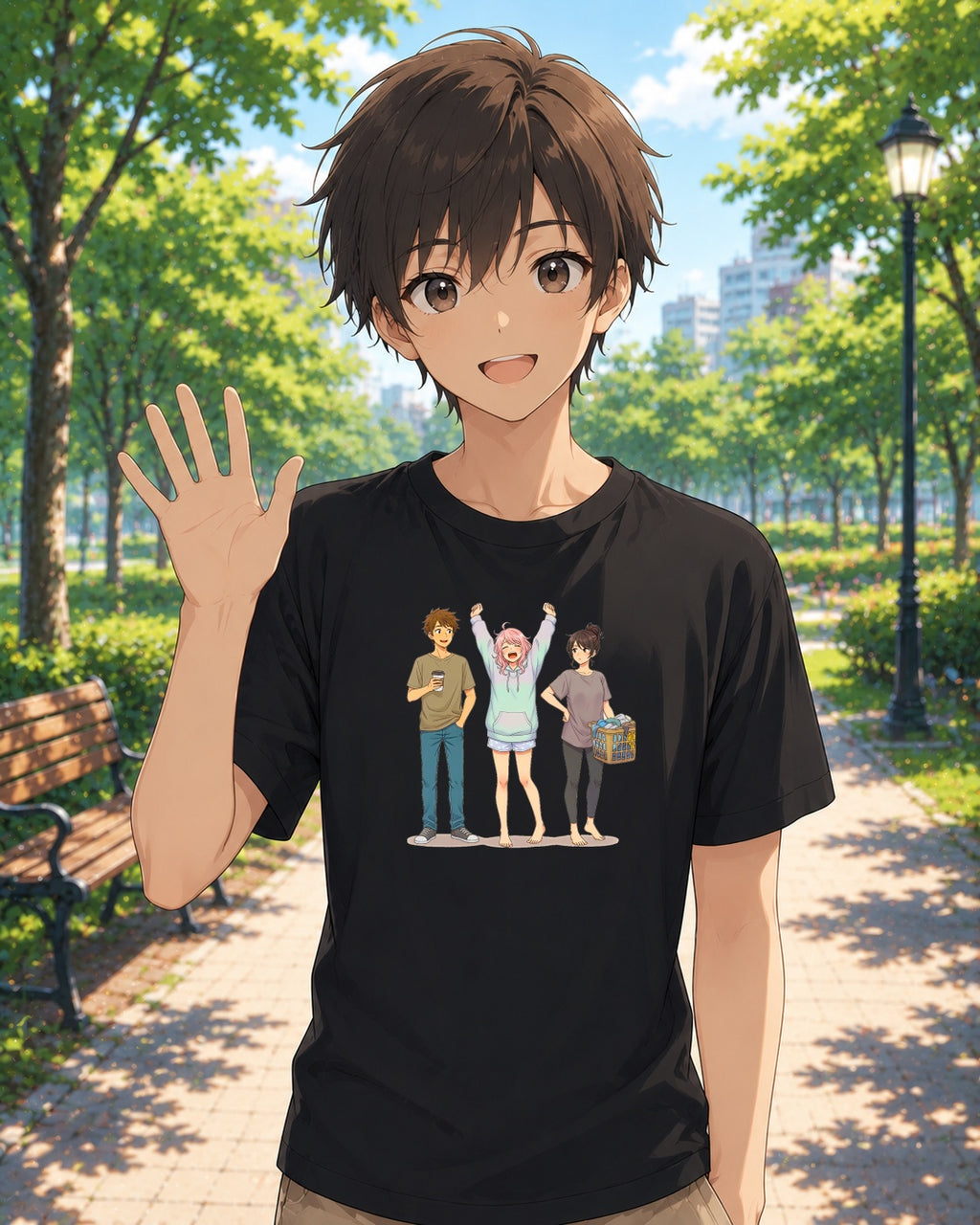 The Roommates Anime T-Shirt