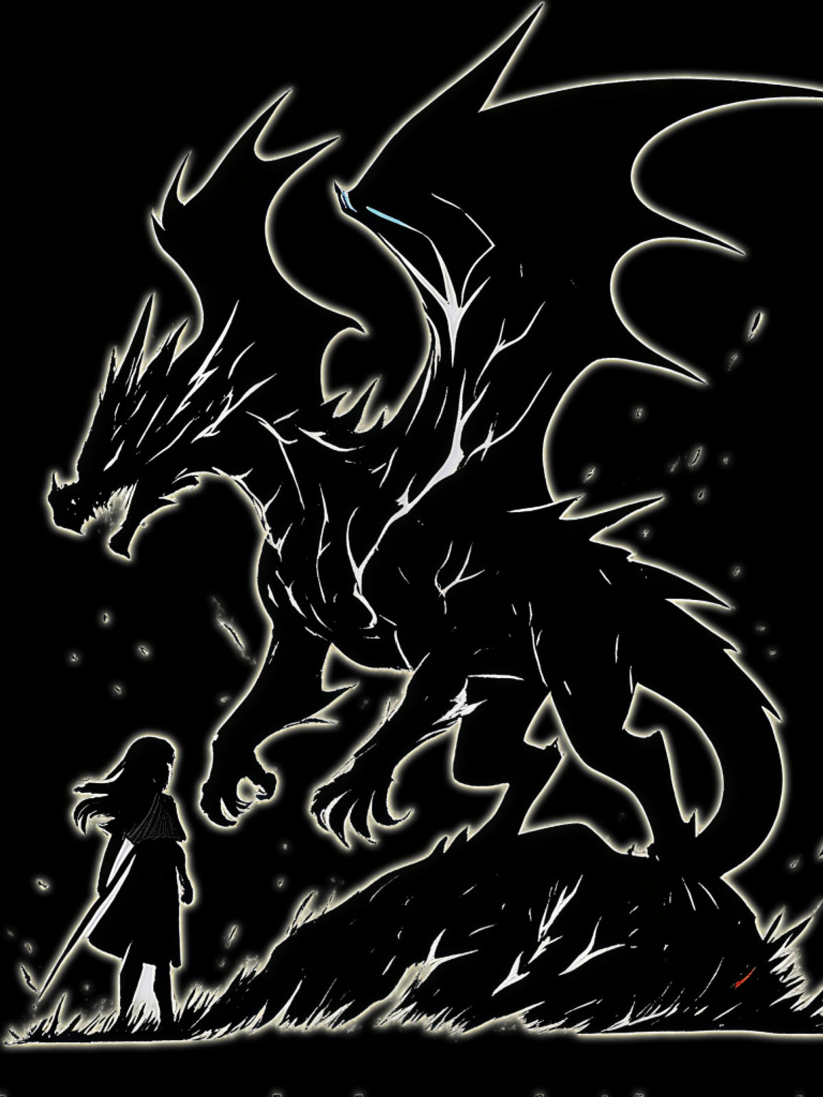 Dragon & Guardian Anime Fantasy Sweatshirt