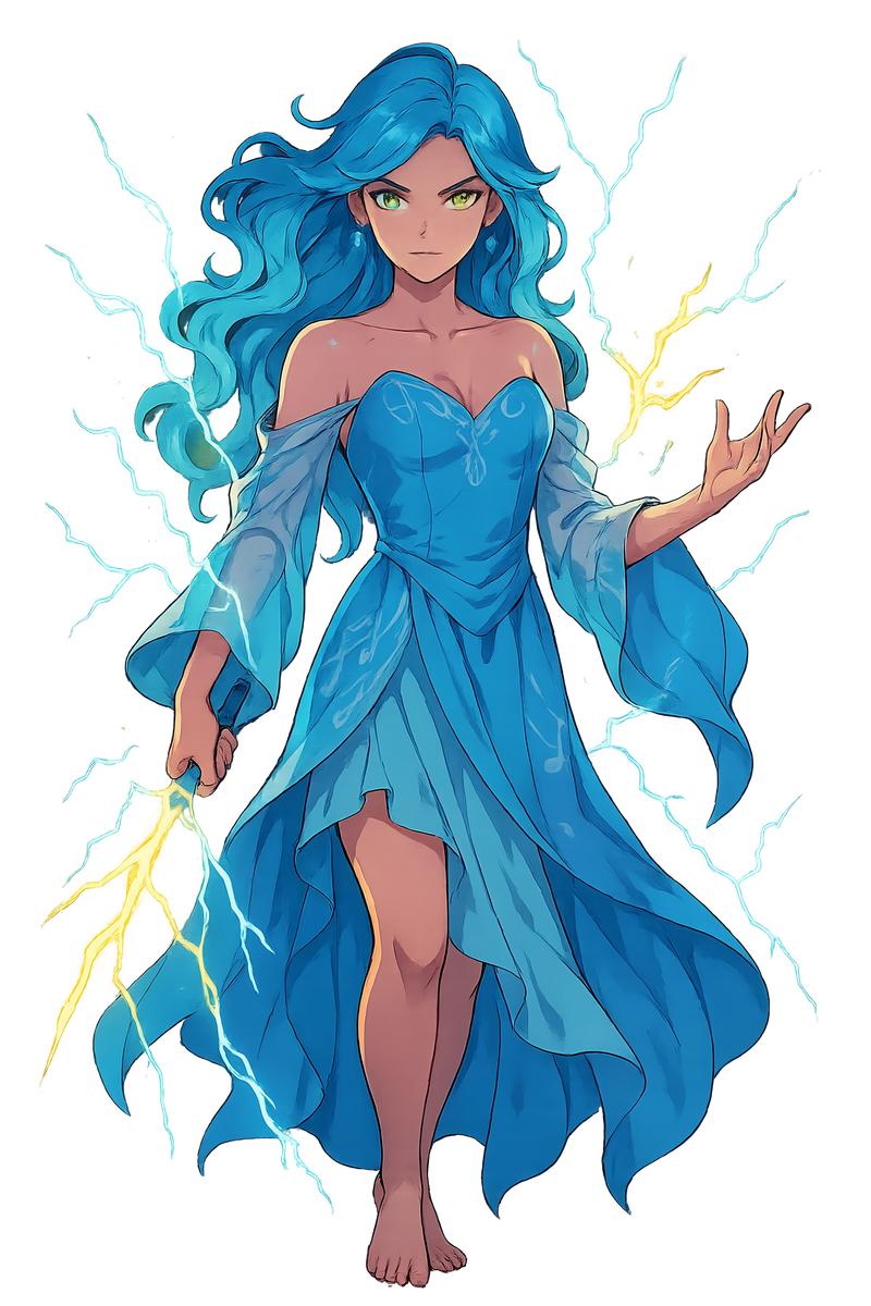 Stormcaller: Lightning Mage Anime Sweatshirt