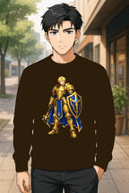 Golden Knight Warrior Anime Sweatshirt