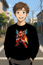 Cyber Santa: Mecha Christmas Anime Sweatshirt