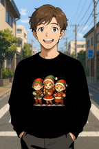 Christmas Elf Trio Band Sweatshirt