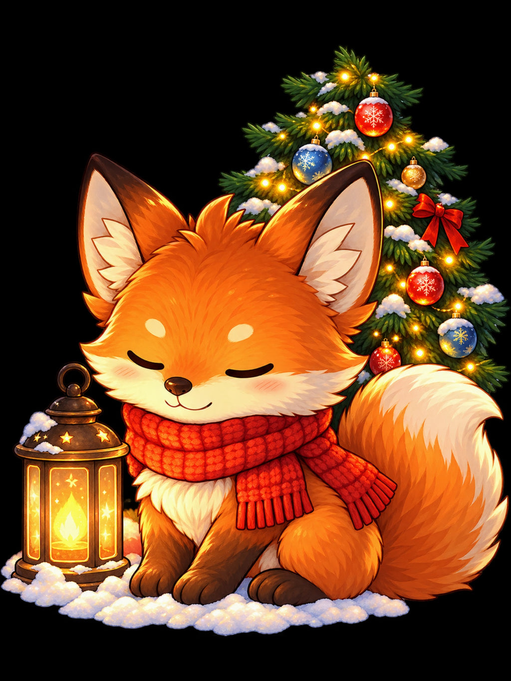 Cozy Christmas Fox Sweatshirt