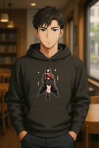Occult Candlelit Grimoire Gothic Anime Hoodie