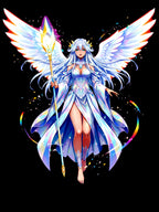 Lyria Solara Celestial Guardian Anime Hoodie