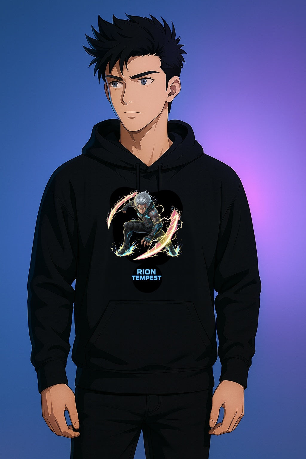 Rion Tempest Lightning Anime Hoodie