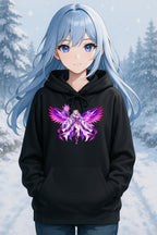 Nyxa Auralight Winged Sorceress Anime Hoodie