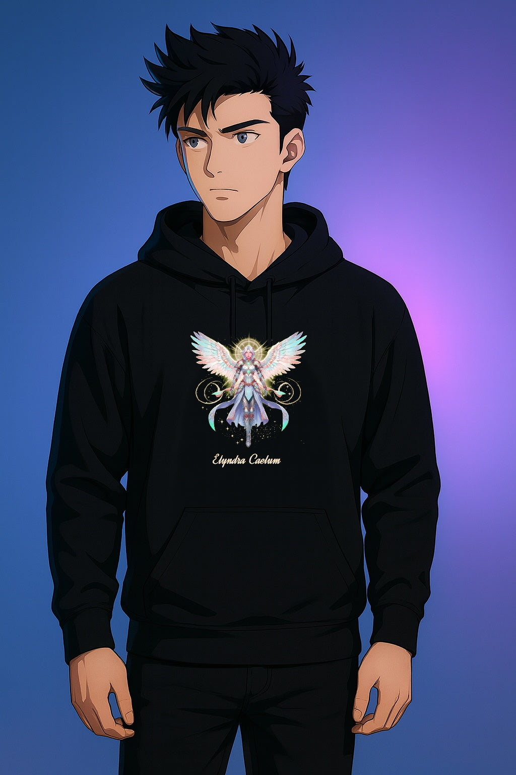 Elyndra Caelum Celestial Anime Hoodie