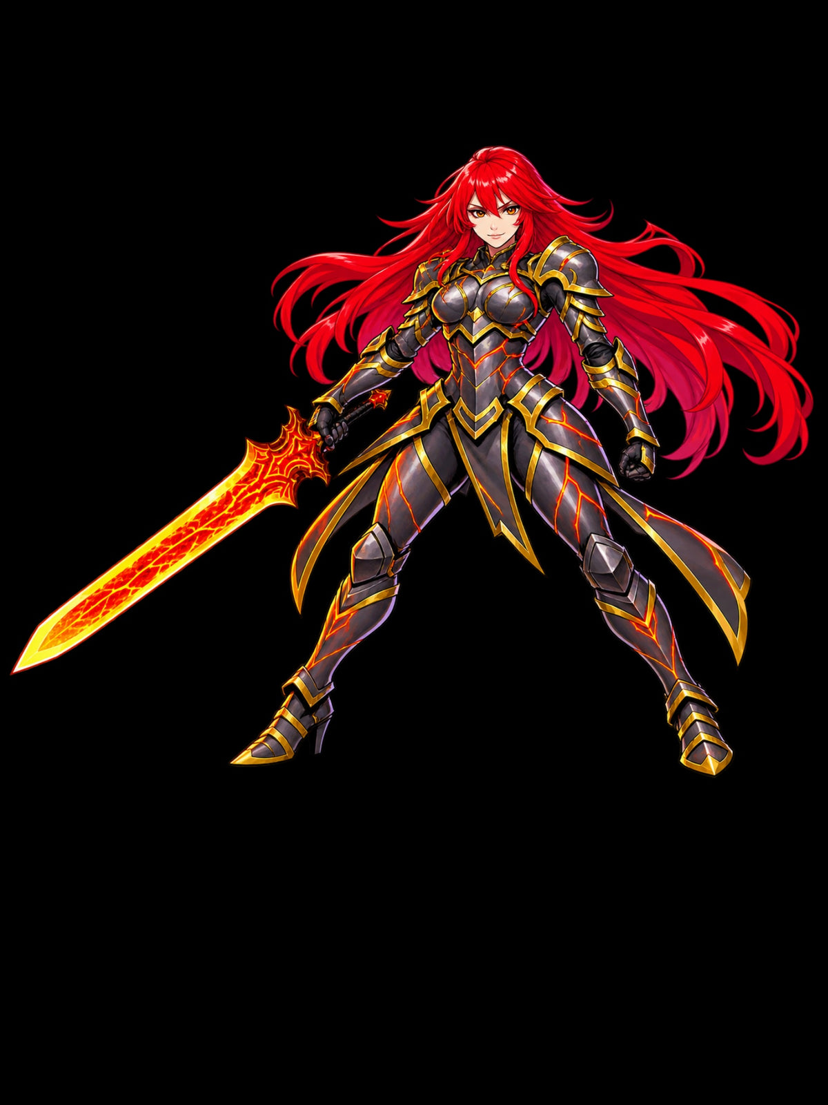 Ember Valkyrie Anime Hoodie