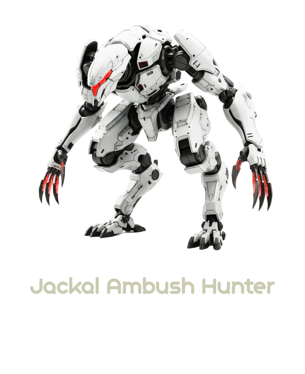 Jackal Ambush Hunter Mecha Anime Hoodie