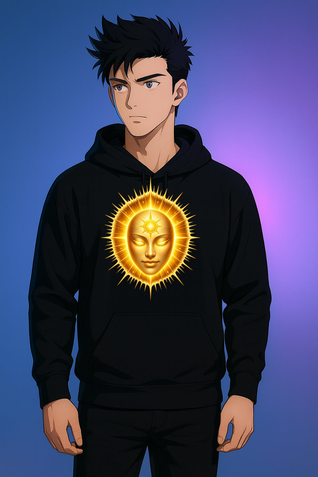 Light Spirit Celestial Anime Hoodie