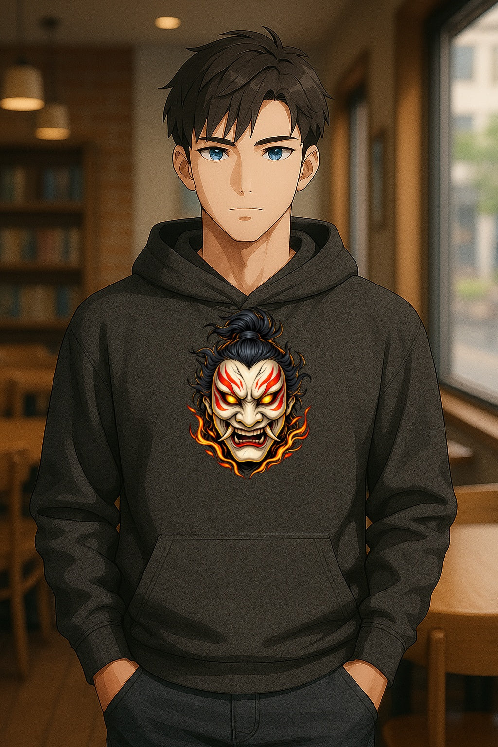 Oni Spirit Anime Hoodie