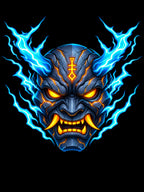 Thunder Spirit Oni Anime Hoodie
