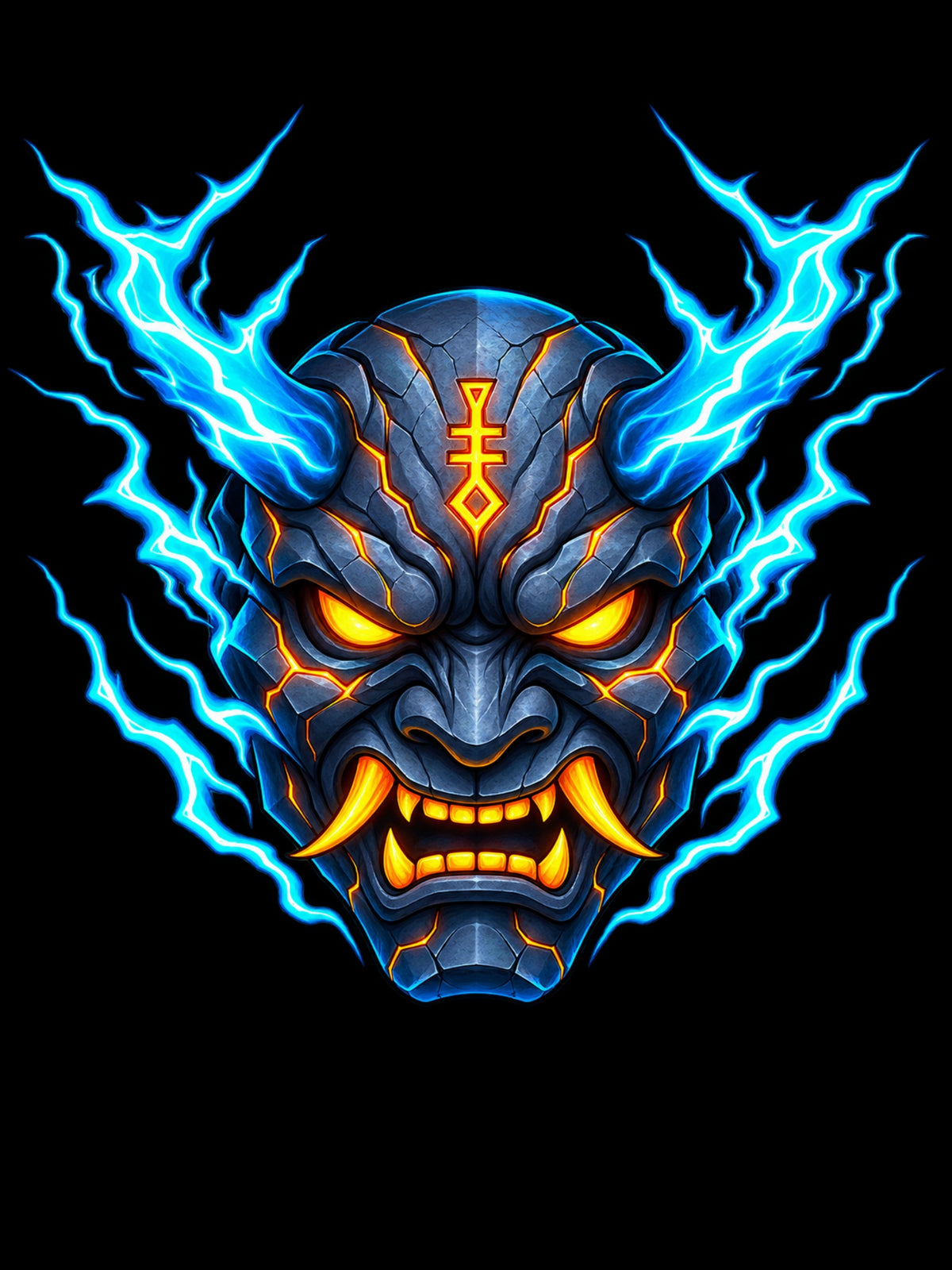Thunder Spirit Oni Anime Hoodie