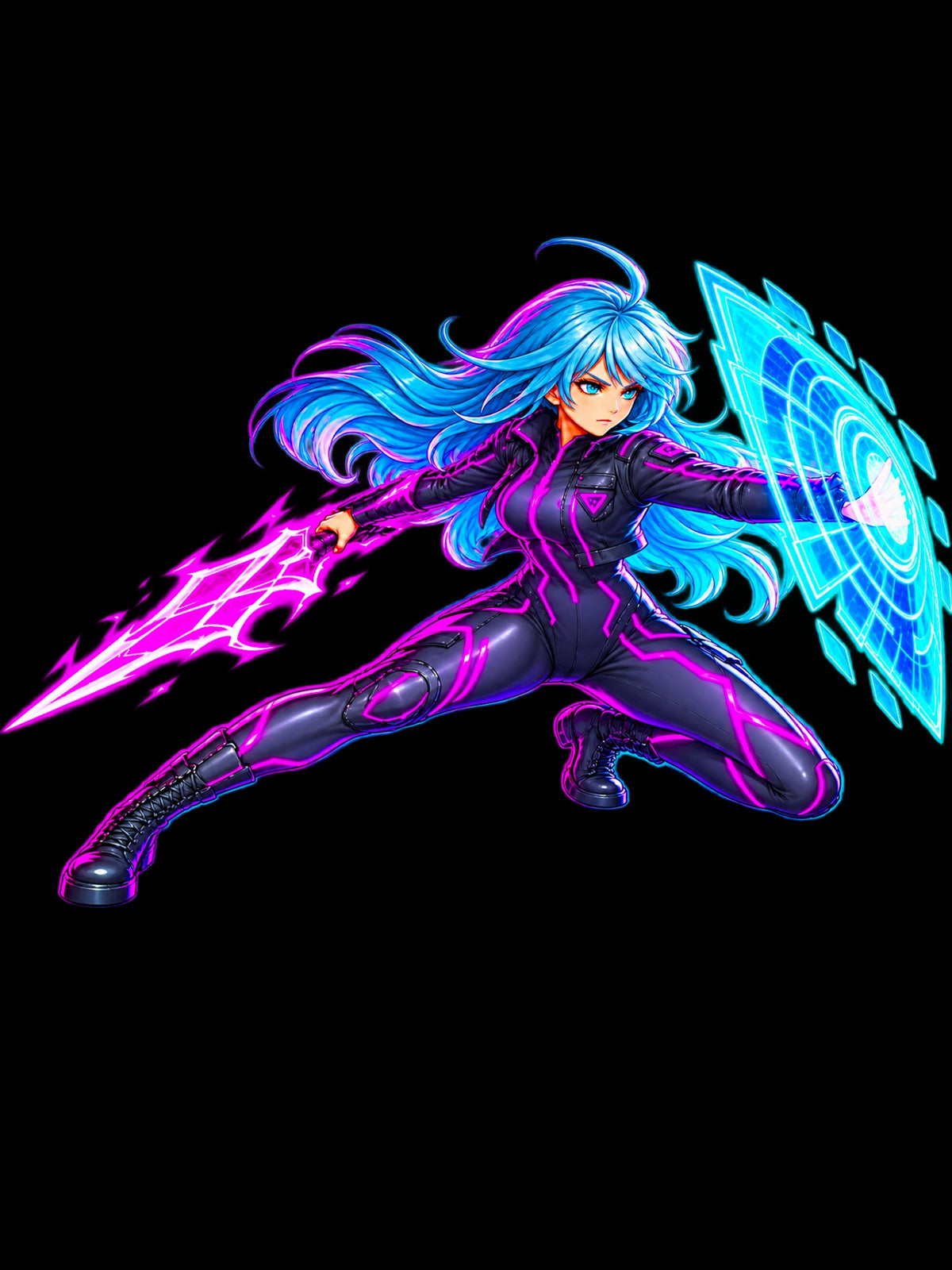 Astra Pulse Anime Sci-Fi T-Shirt