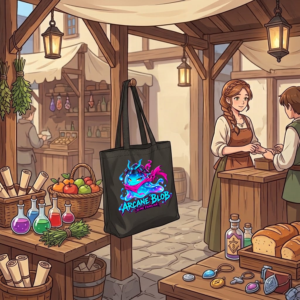 Arcane Slime Anime Tote Bag