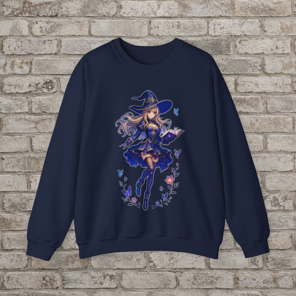 Spellbound Witch: Anime Magic Sweatshirt