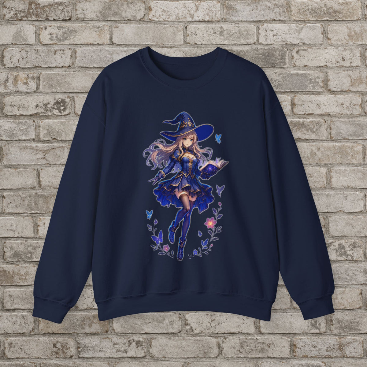Spellbound Witch: Anime Magic Sweatshirt