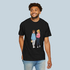 Anime Boba Girls Comfort Colors T-Shirt Cute Slice of Life Aesthetic Tee for Anime Fans and Cozy Vibes